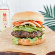 beef banh mi burger featured image.